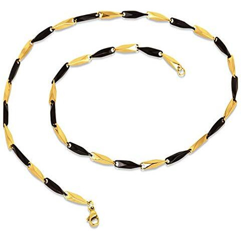 Fashion Frill Jewelry Stainless Steel Chain Royal & Fancy Silver & Gold Plated Necklace For Men/Boys Women Gift