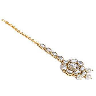 Zaveri Pearls Kundan & Pearls Jewellery Set for Women (Golden)(ZPFK8532)