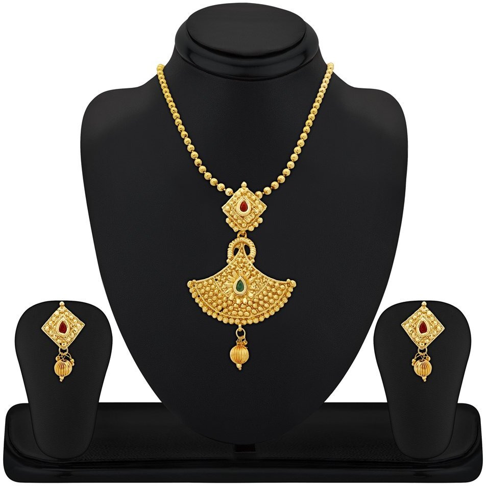 APARA Gold Plated pendant Set for Women