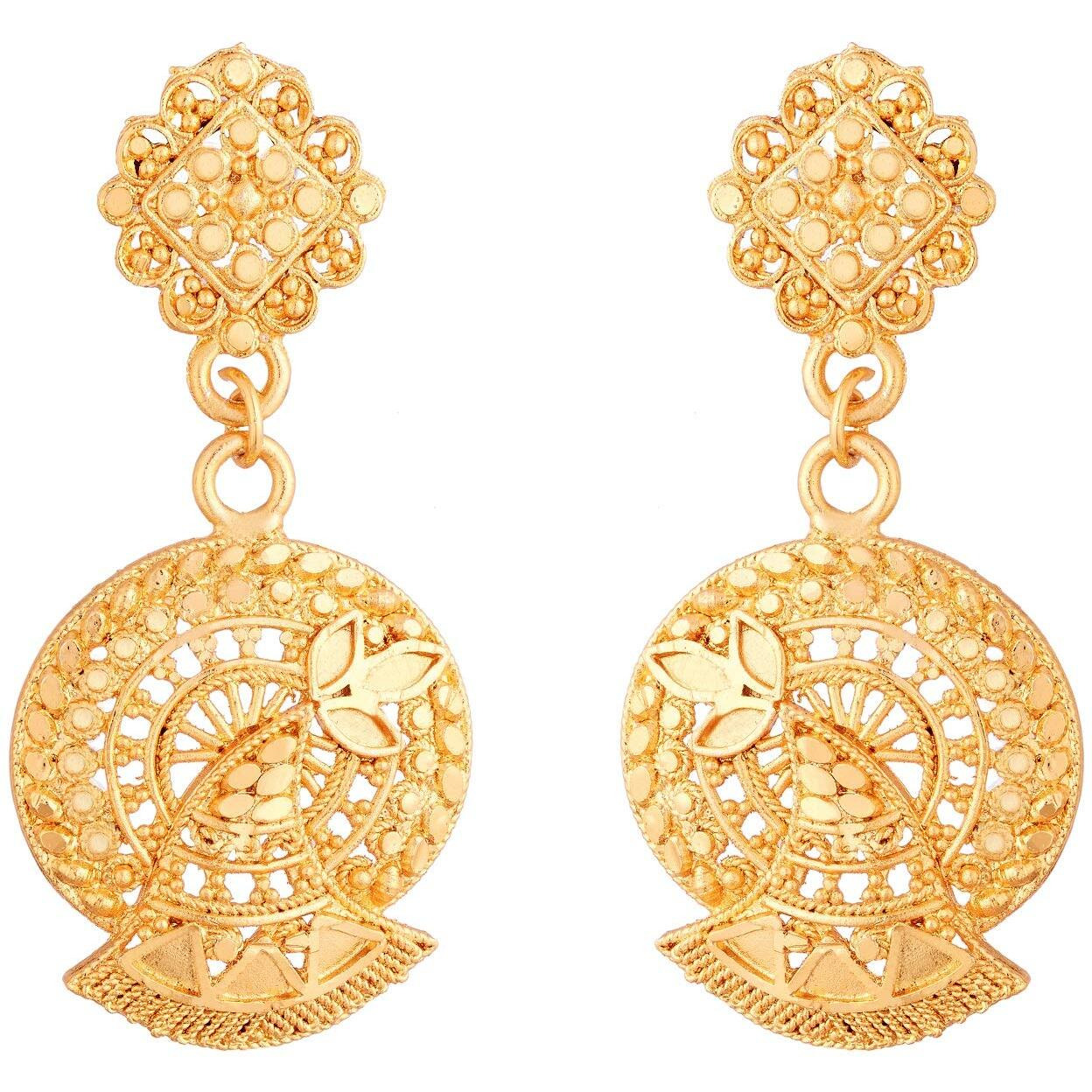 APARA Gold Plated Earring Necklace Set For Women