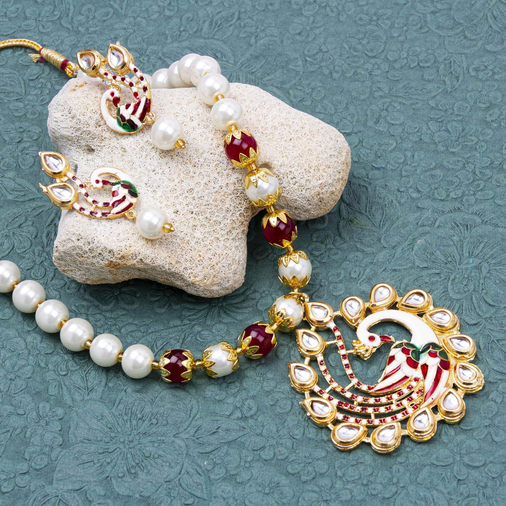 Jewels Galaxy Jewellery Set for Women (CT-NCK-44057)