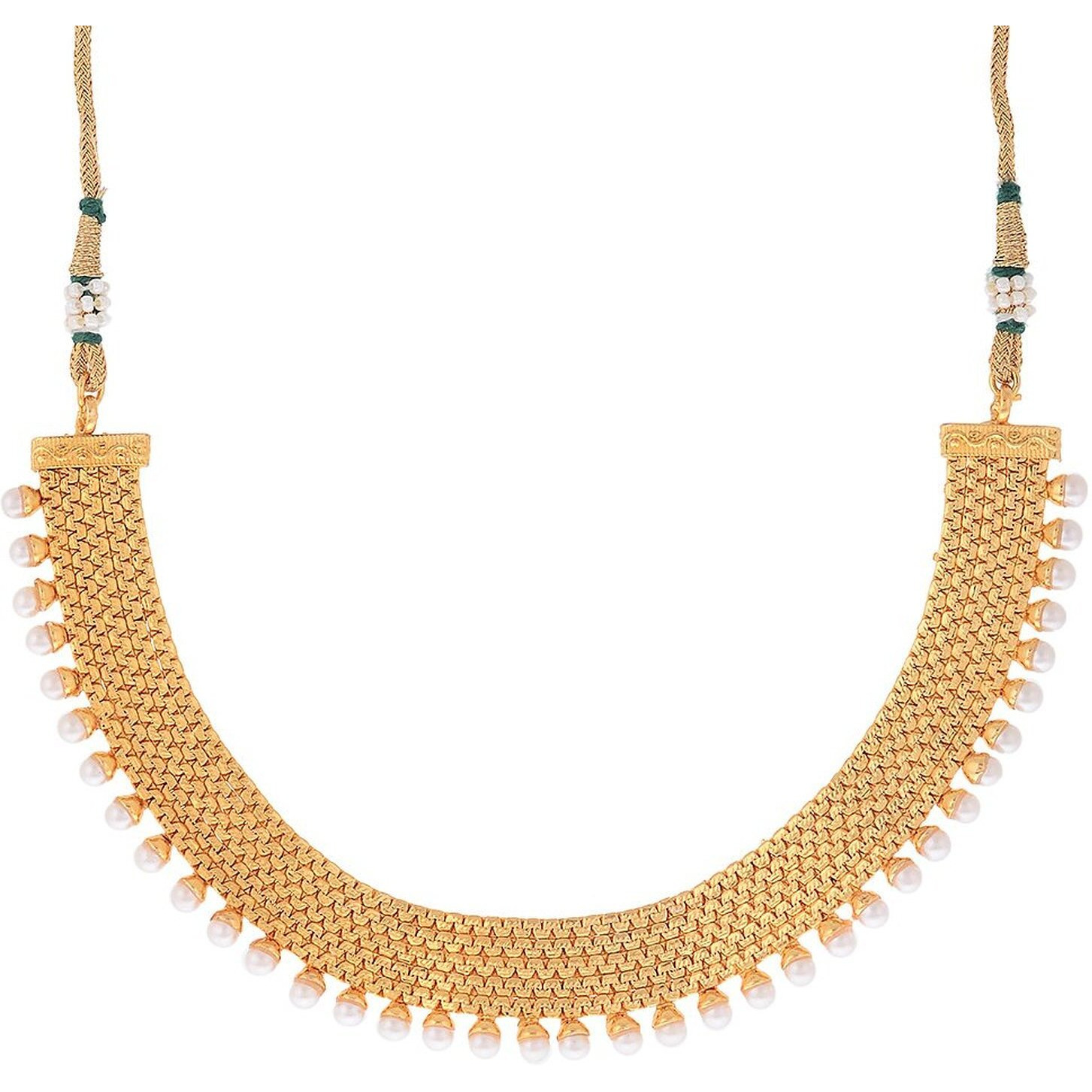 YouBella Stylish Traditional Jewellery Gold Plated Jewellery Set for Women (Style 2)