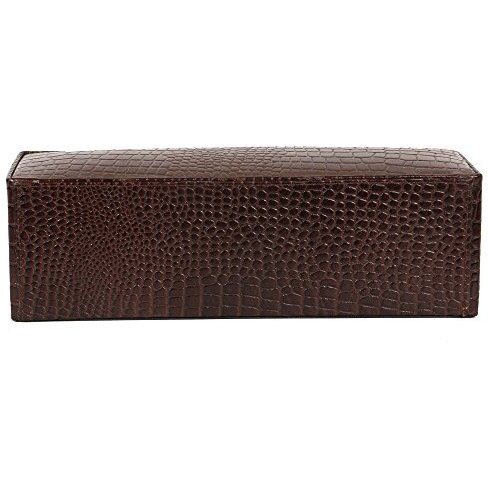 C Comfort genuine leather Single roll bangle box bangle box wedding leather bangle box for women | 1 rod bangle box |bangle box travel bangle box for bride bangle box gift item (Brown)
