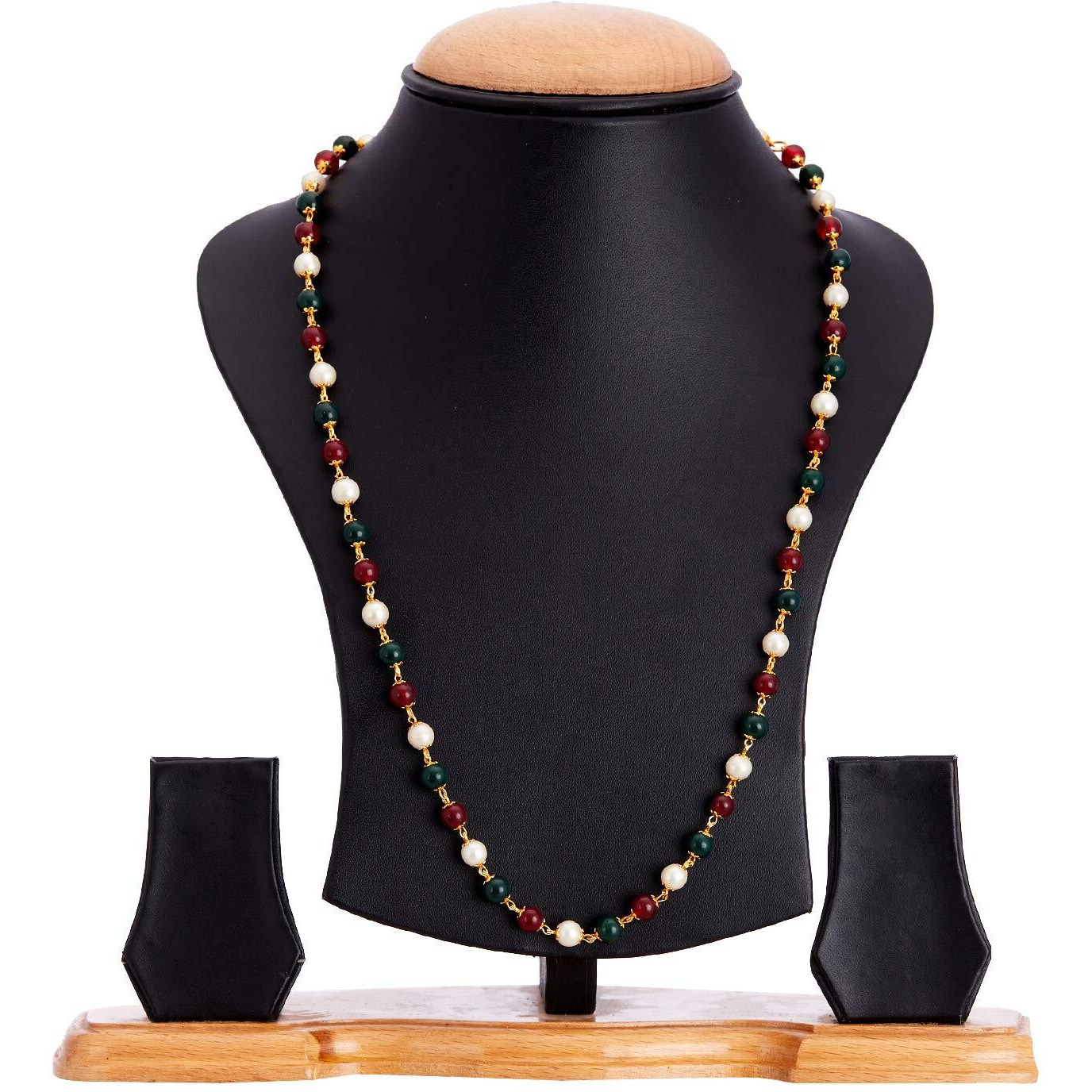 ZENEME Jewellery Set White Pearl Trendy Necklace Jewellery For Women and Girls (Style_03)
