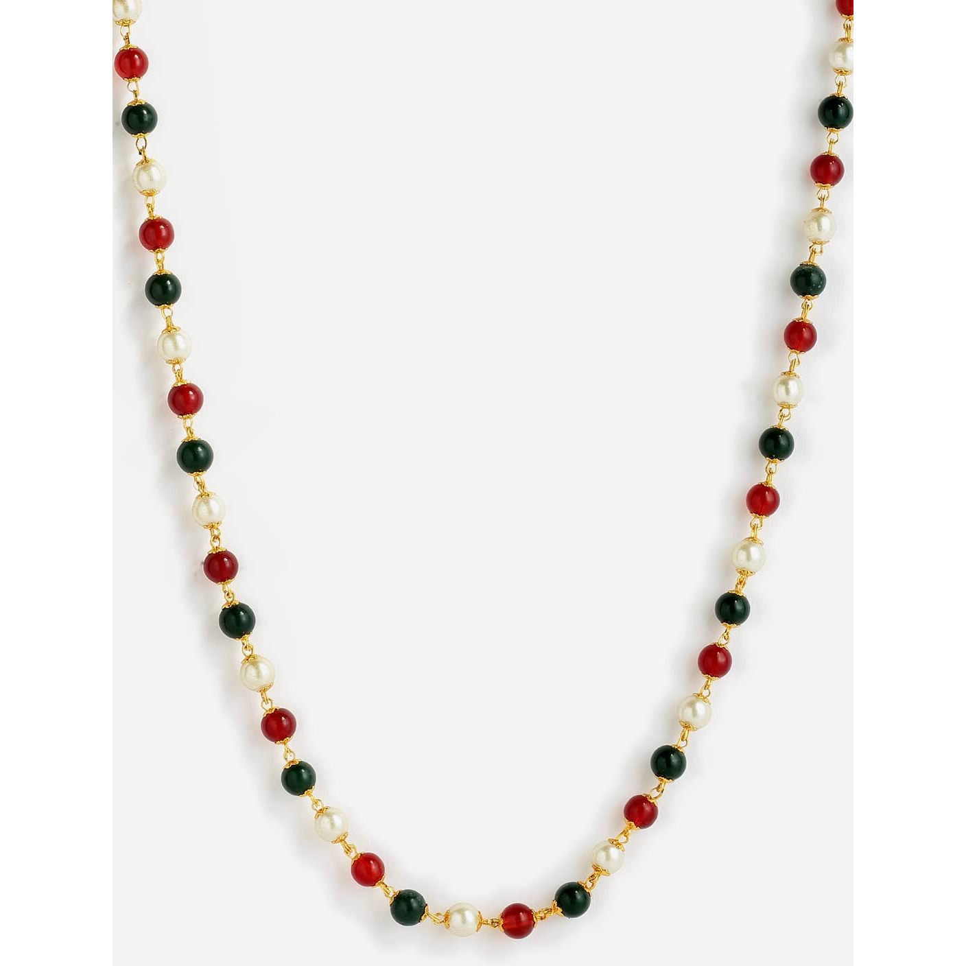 ZENEME Jewellery Set White Pearl Trendy Necklace Jewellery For Women and Girls (Style_03)