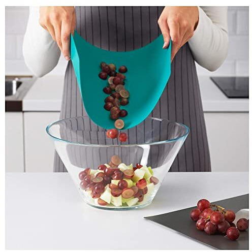 ledieu Polypropylene, plastic Finfrdela Bendable Chopping Board (Dark Grey/Dark Turquoise) 28 X 36 Cm (11X14  ) Pack Of 2 Pc