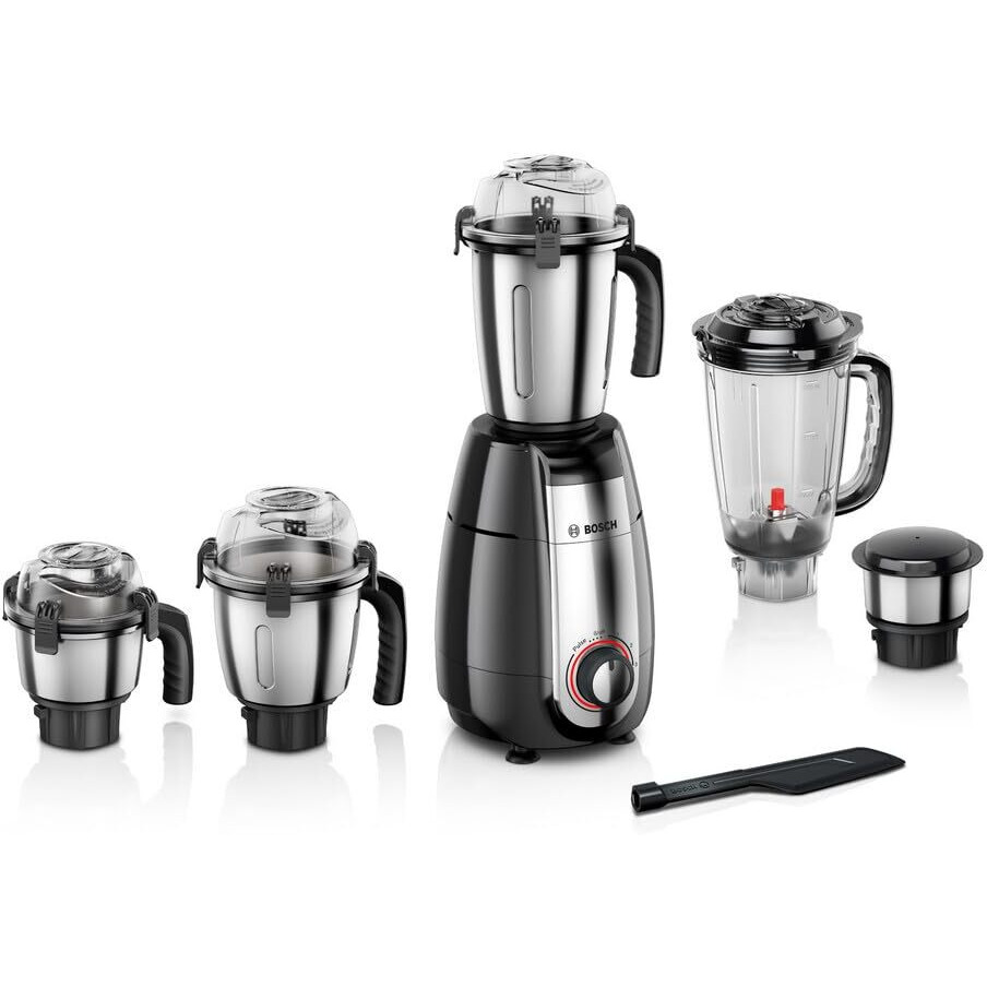 Bosch TrueMixx Pro MGM8856BIN 1000 Watt 5 Jar Mixer Grinder, (Black)