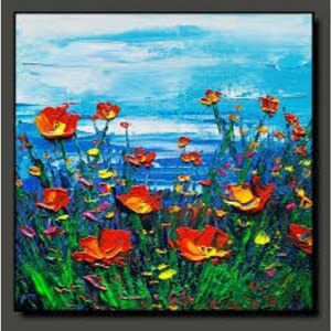 BRUSTRO Artists Acrylic 120ml, Set of 5 Primary Shades (Titanium White, Cad Yellow, Ultramarine, Cadmium Red & Ivory Black)