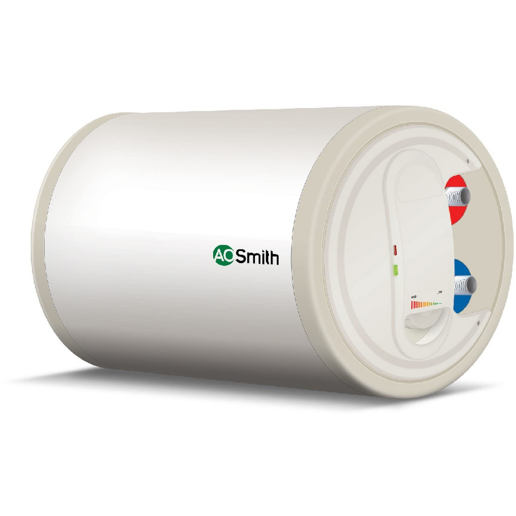 AO Smith HAS-X1-015-RHS Storage 15 Litre Horizontal Water Heater (Geyser)Rust-proof outer Body|Compact Size|Fits under false ceilings|Suitable- High-rise Buildings|8 Bar High Pressure rating