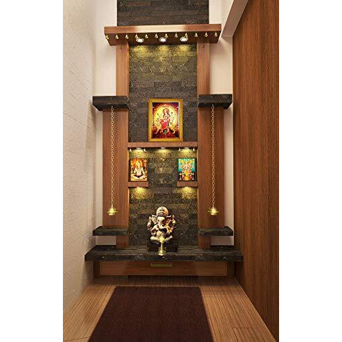 ADA Handicraft Aluminum Plated Wood Photo Frame (35 x 25 x 1 cm, Multicolour)