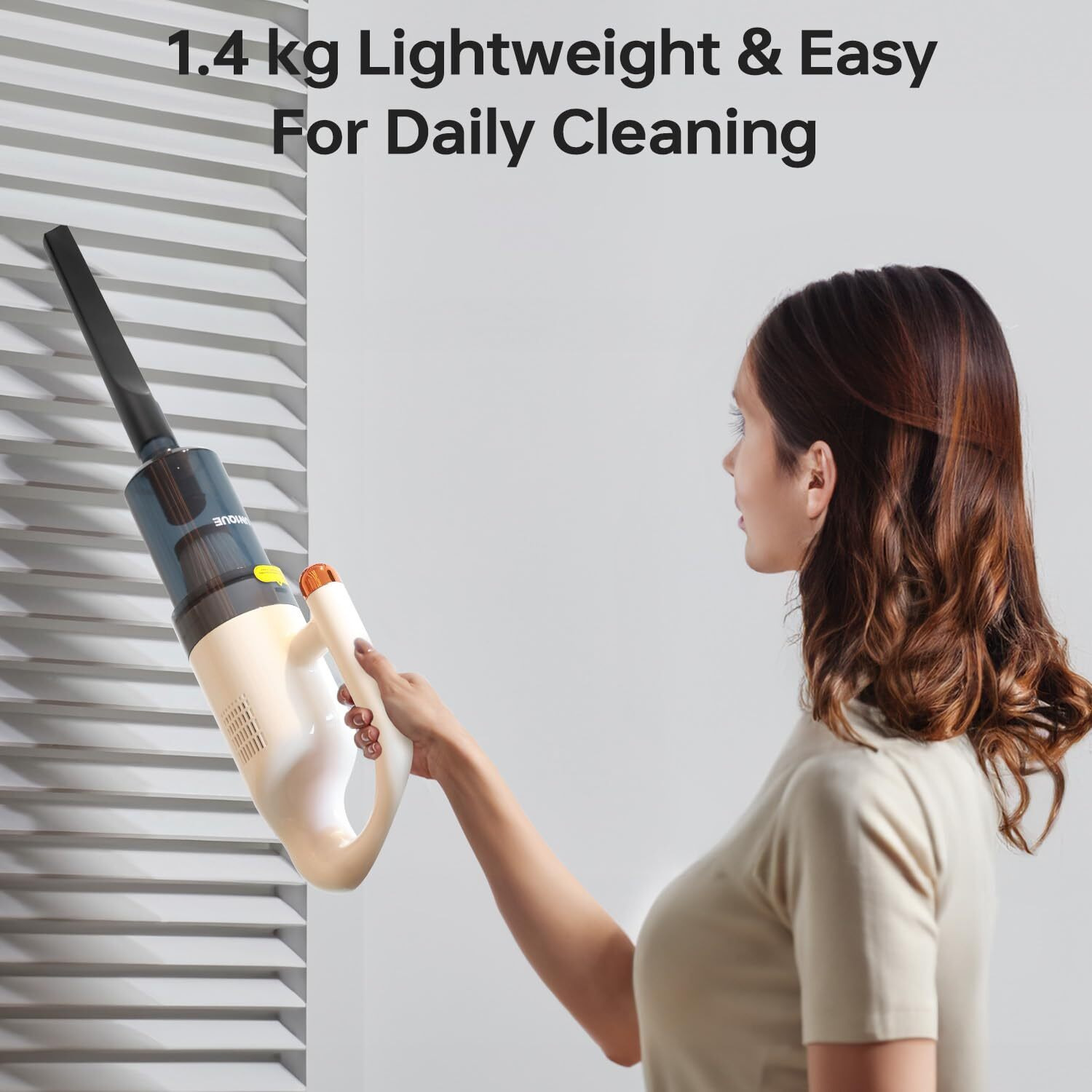 UN1QUE 3 in 1 Handheld Vacuum Cleaner for Home,500W Powerful Motor with 15000PA Suction,Dry Vacumming,Portable Lightweight Handheld Vacuum Small Size,Deep Clean for Curtains,Sofa,Floors(0.8L Filter)