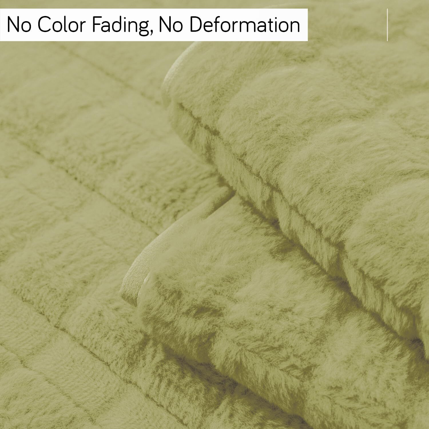HOKIPO Premium Plush Anti Slip Sofa Cover Mat, 90(D) x 60(L) cm, Green (AR-5030-GRN)