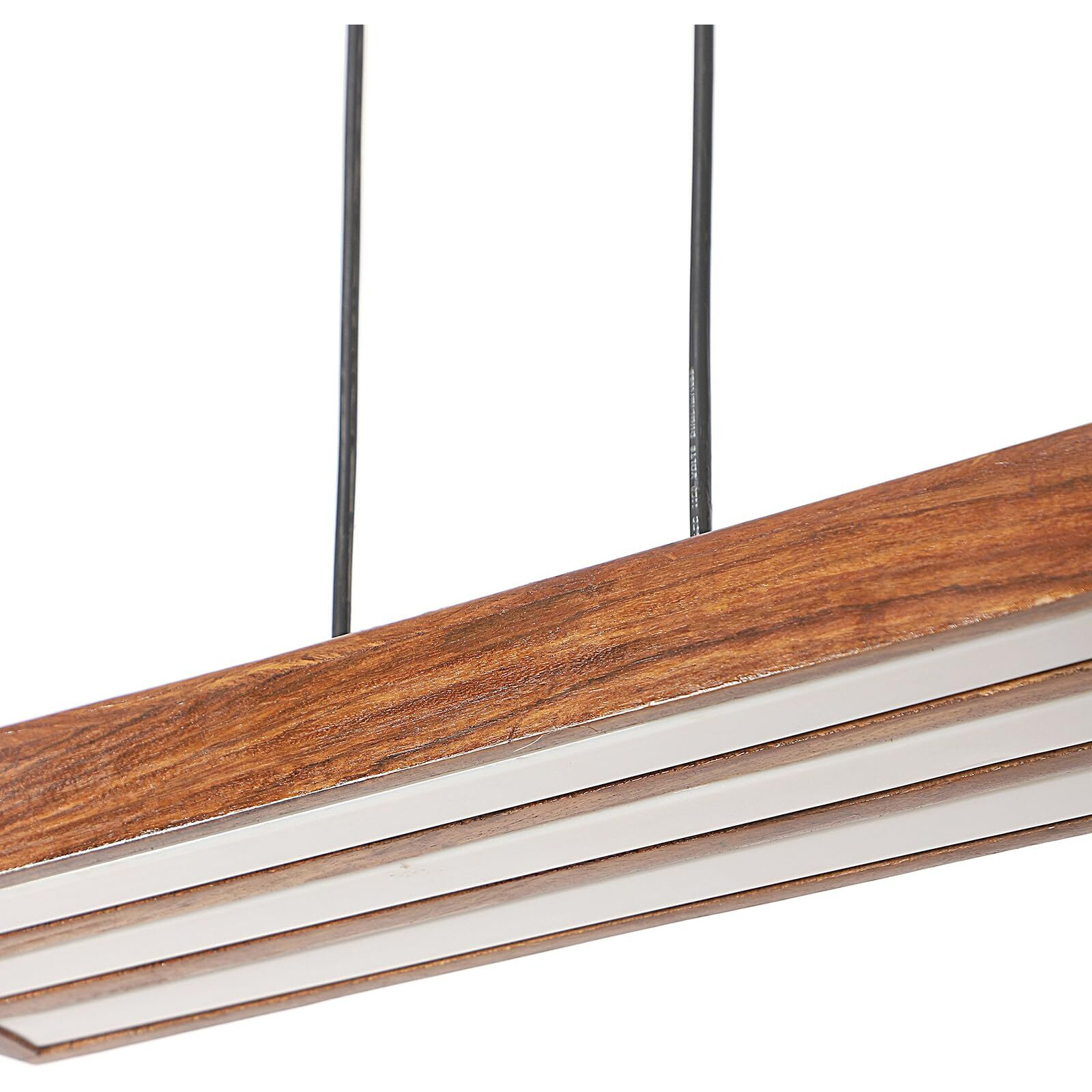 Green House Handmade Sheesham Wood Hanging Pendant Ceiling Light | 27W Warm White LED | Diwali Decor | Bedroom, Living Room, Dining Room, Kitchen, Hallway