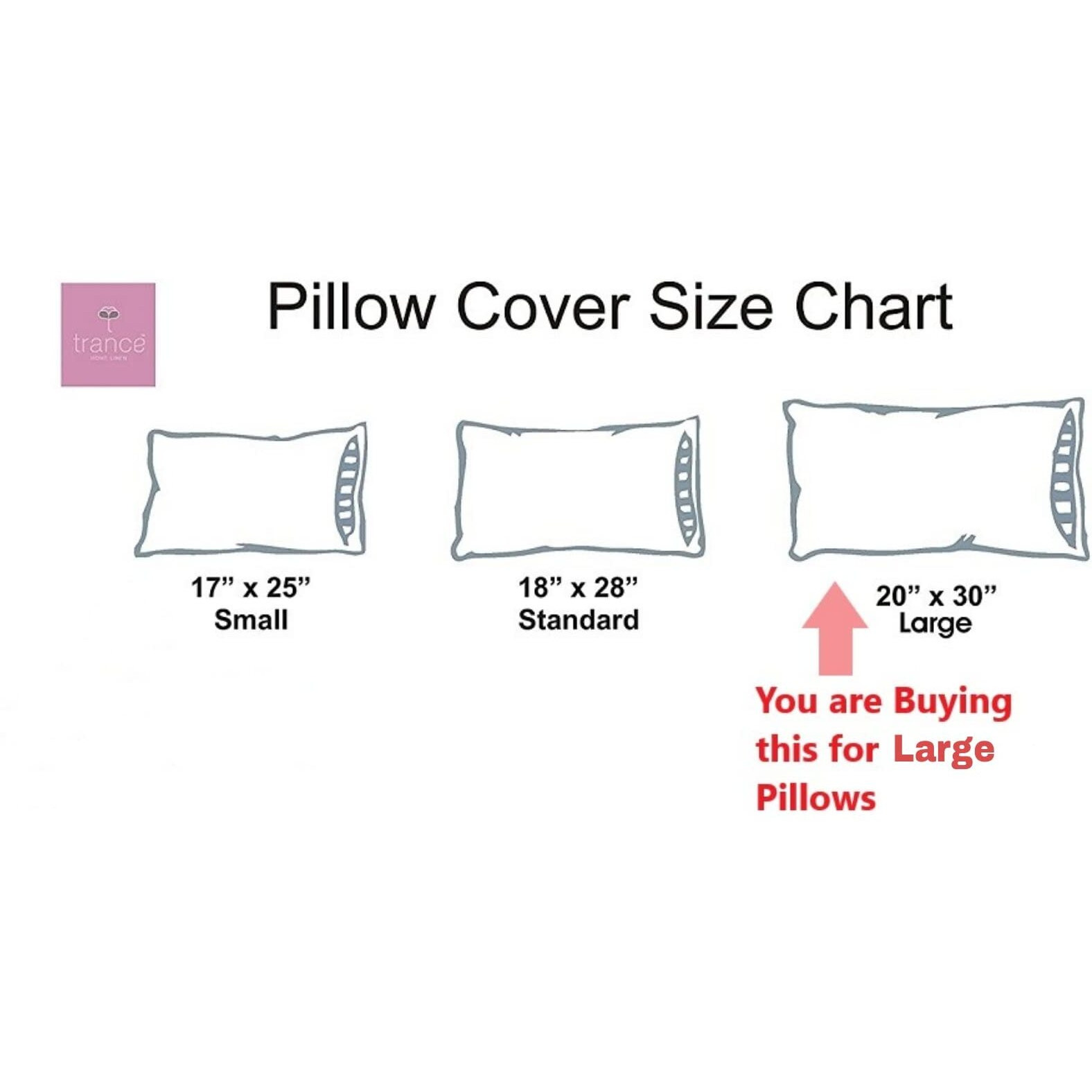 Trance Home Linen Cotton Pillow Covers/Pillow case (20 X 30 inch, Aqua Turquoise Blue), Pack of 2