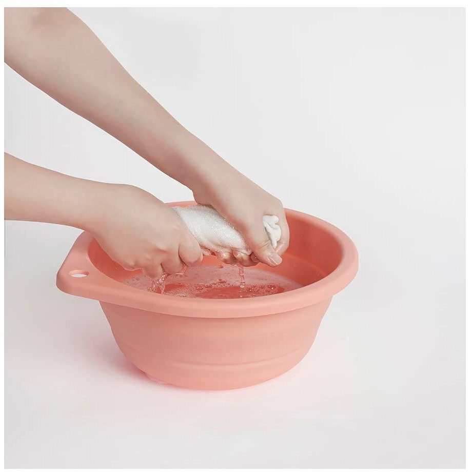 IKEA Space Saving, Foldable and Expanded Wash Tub for Travelling, Easily Wash Childrens Clothes, Under Wears, Plastic