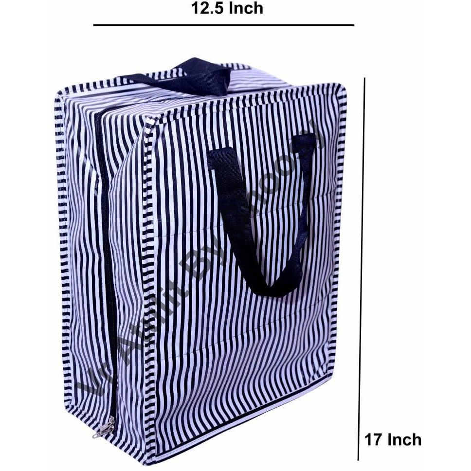 By Choosy Under Bed Rectangular Storage Shoes Box with Clear Plastic Zippered || Perfect for Travelling Purposes (Unisex)