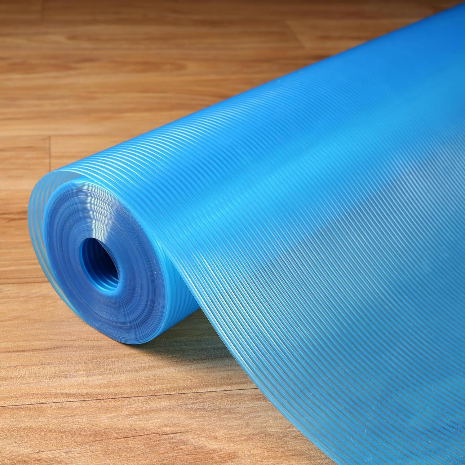 Ash & Roh Kitchen Cabinet Liner Drawer Mat Desk Shelf Pad PVC Anti Slip Lining Mat for Drawer Liner Mat for Bedroom Wardrobe Cabinet and Kitchen Place mats (Dark Blue, 45 CM x 100 CM)