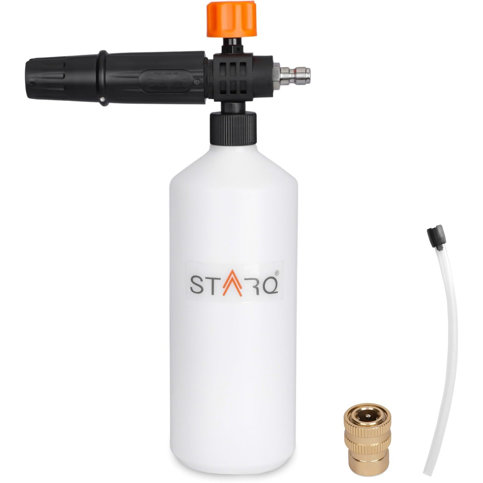 STARQ 1 Ltr Professional Snow Foam Lance/Canon with 1/4 Quick Connector Foam Blaster for Pressure Washer