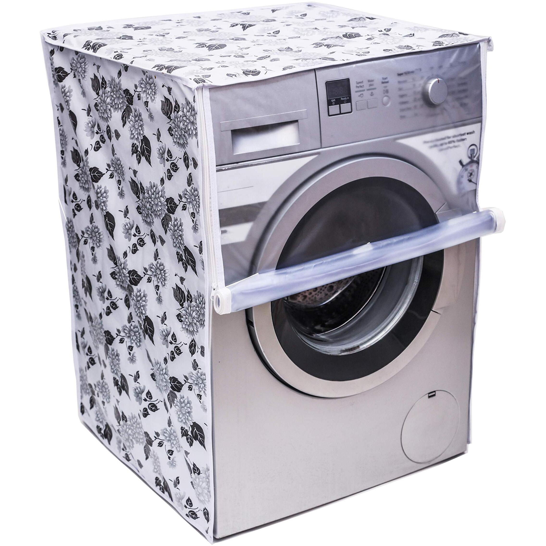 Elite Products Front Load Washing Machine Cover Suitable for All Bosch Front Load Washing Machines. (6.5 kg,7kg,7.5kg,8kg,8.5kg,9kg)(63cmsX63cmsX81cms), Fabric