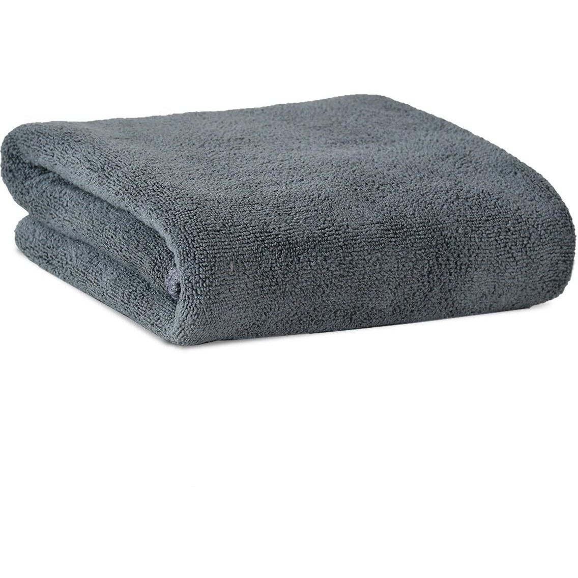 Yellow Weaves Super Soft Microfiber Hand Towels, Gym & Workout Towels 400 GSM, Pack of 1, Grey
