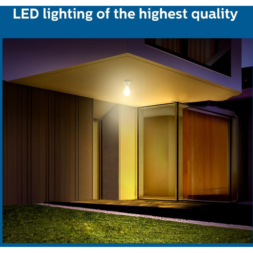 PHILIPS 12W B22d LED Golden Yellow Bulb, Pack of 2