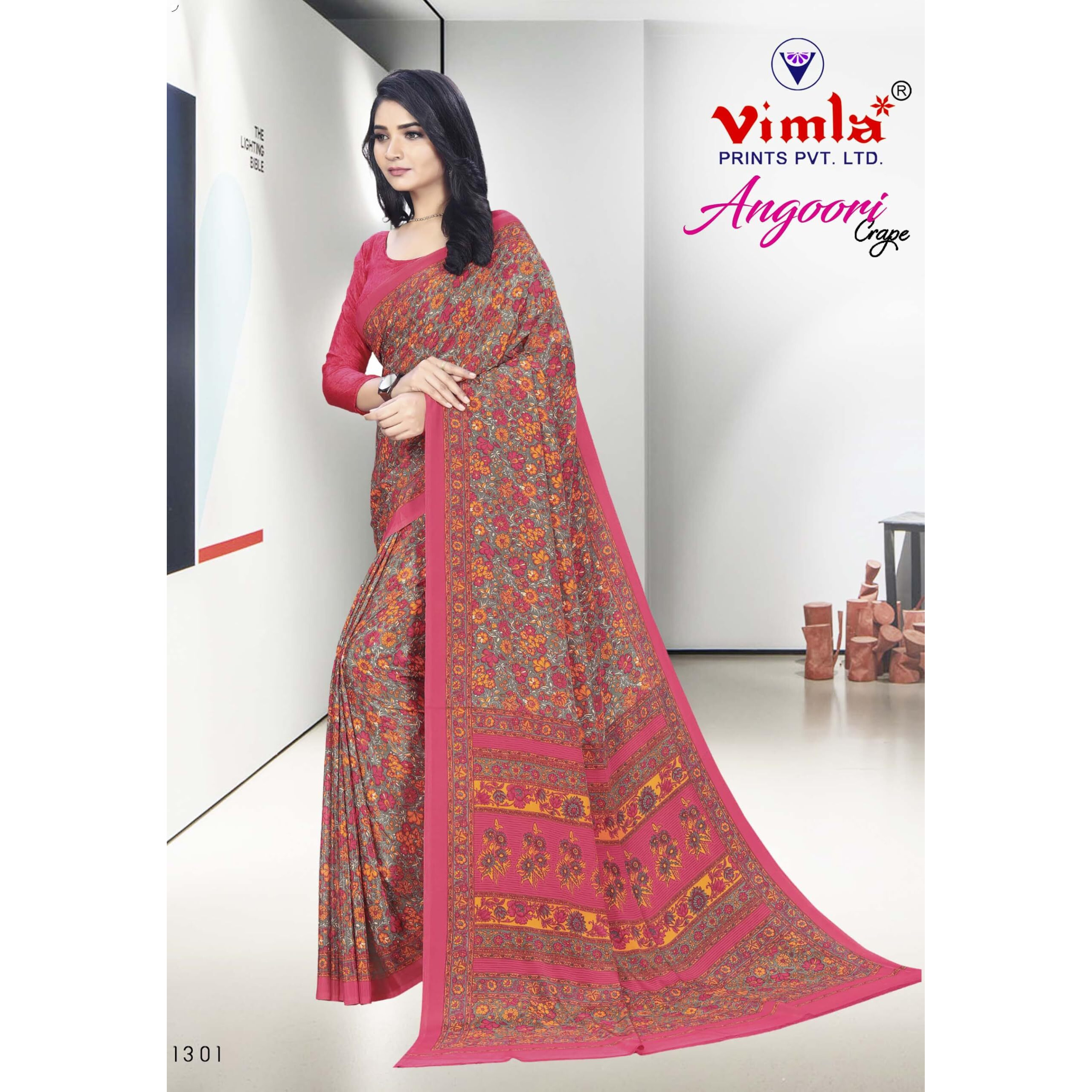 Vimla Womens Mysore Silk Saree (1301_AC_Multi-Coloured1)