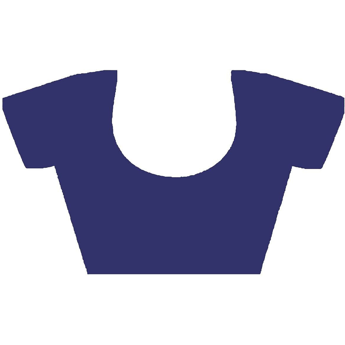 Uniform Sarees Corp Womens Woven Synthetic Saree With Blouse Piece (1635-O_Pink, Navy Blue)
