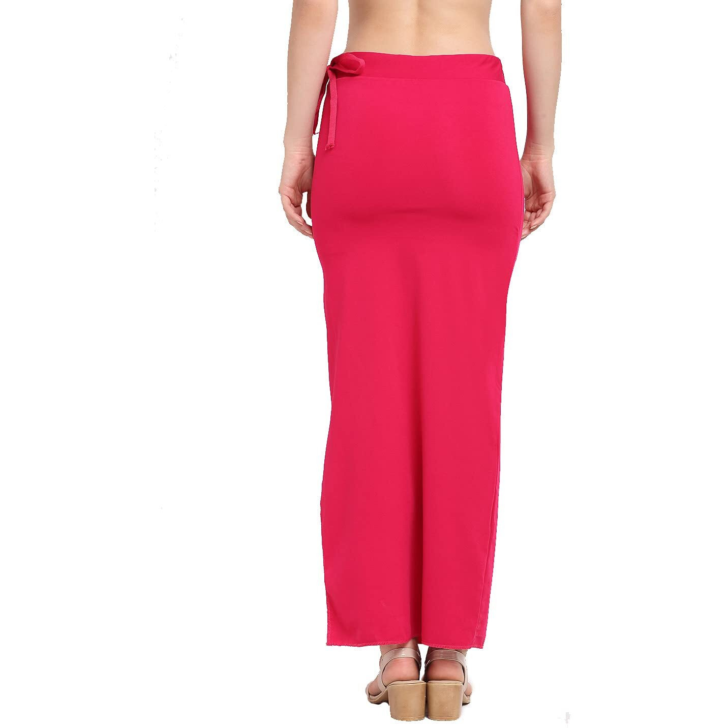 Confort Look Womens Neon Pink Microfiber Saree Shapewear (Confort Saree Shapewear NEON Pink XL)