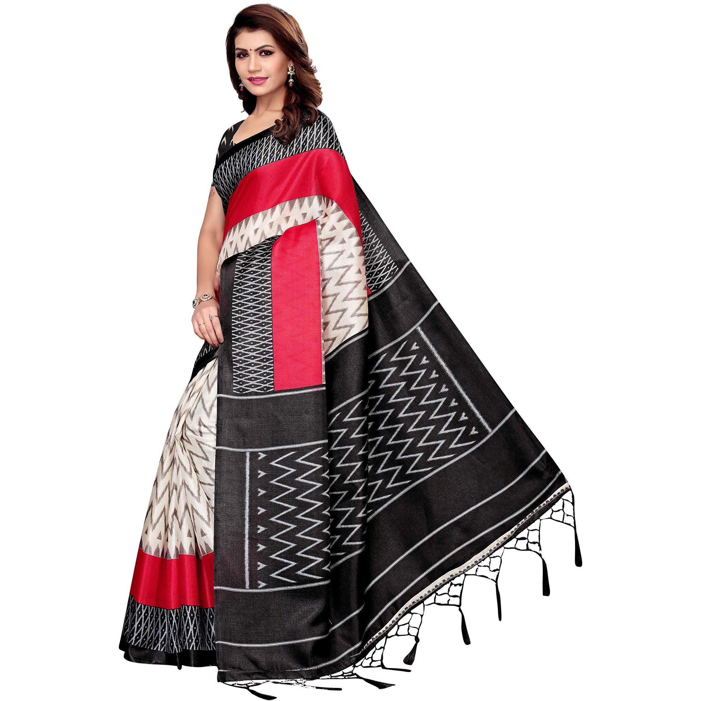 Yashika art silk with blouse piece Saree (SDPL-INSTA_ Black_ FS)