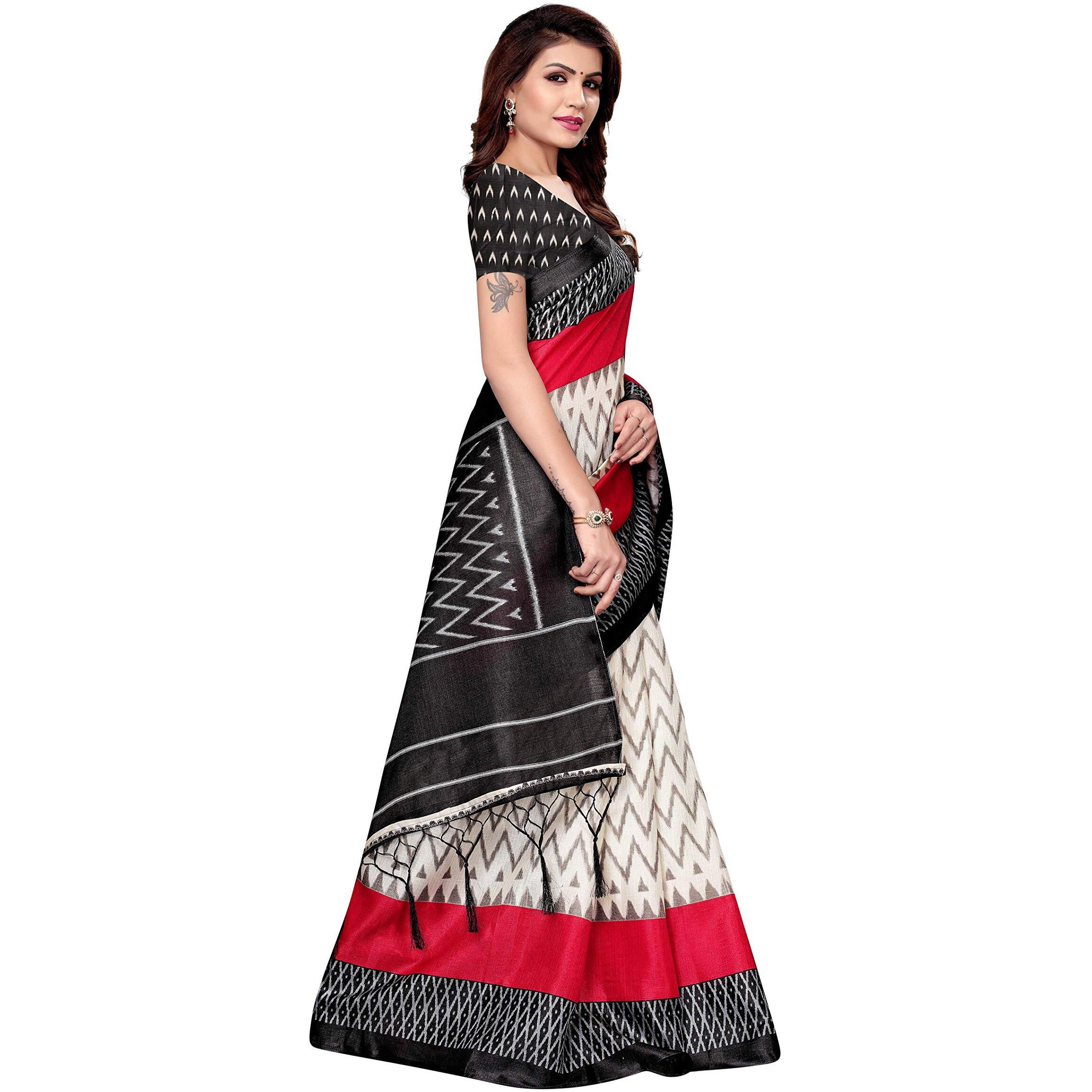 Yashika art silk with blouse piece Saree (SDPL-INSTA_ Black_ FS)