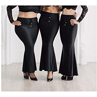 BENE DE Womens 4Way Spandex Blend Saree Shapewear Petticoat for Women, Shapers for Womens Sarees (Black - Small)