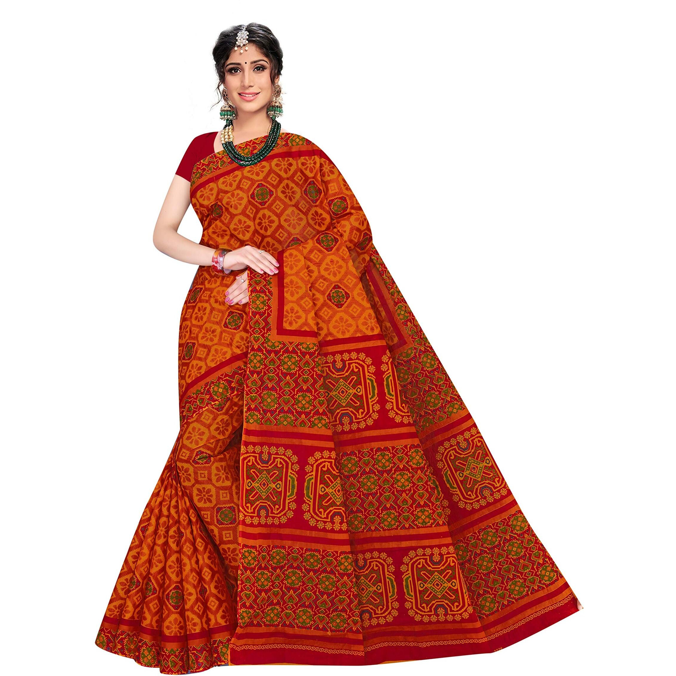 TAMAIRA FASHION Womens Pure Cotton Saree (2229_Yellow, Mustard)