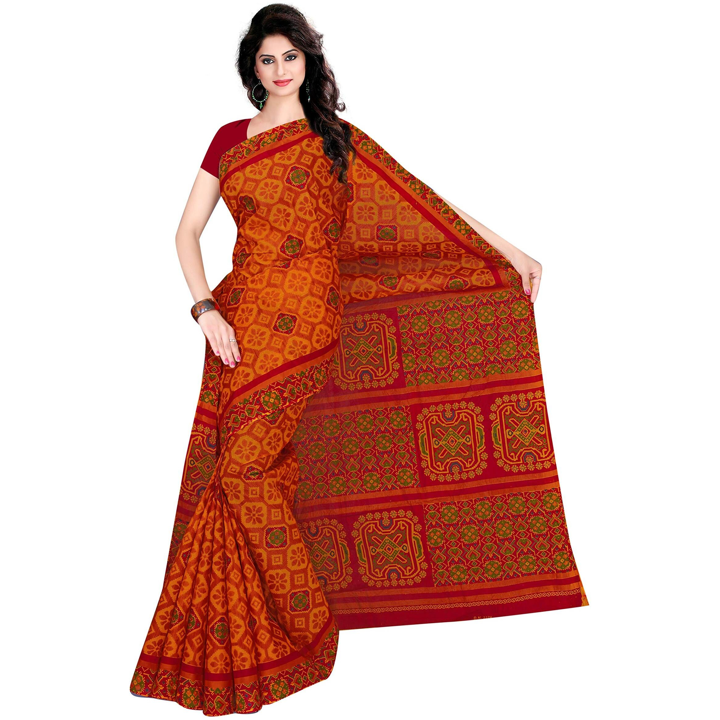 TAMAIRA FASHION Womens Pure Cotton Saree (2229_Yellow, Mustard)