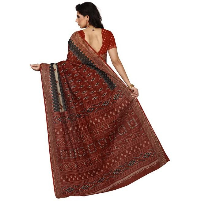SHANVIKA Printed Pure Cotton Saree With Printed Blouse Piece For Women (Snv-Kimaya-513)