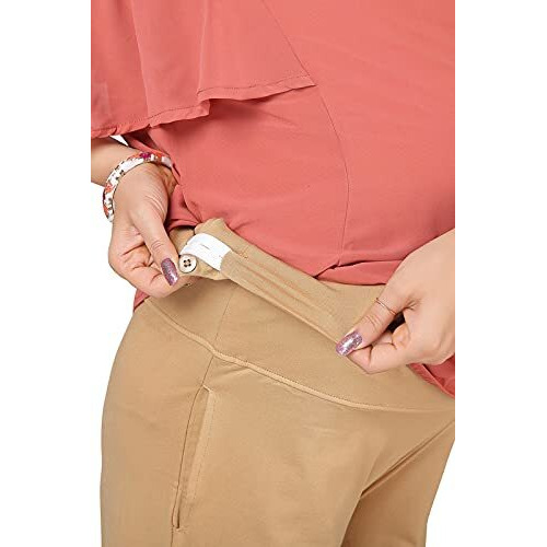 Easy Feed Womens Cotton Lycra Over The Belly Maternity Plazo /Culottes for Pregnant Women for pre & Post Pregnancy