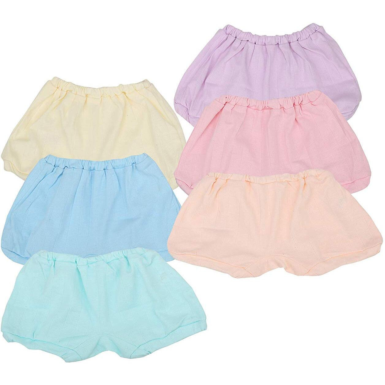 Gilli Shopee Baby Boy & Baby Girls Cotton Bloomers/Panties/Briefs/Underwear 12-18 Months (Pack Of 6) - Multicolor