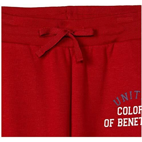 United Colors of Benetton Boys Regular Casual Pants (30446ECOMI_Red_2 3 Years)