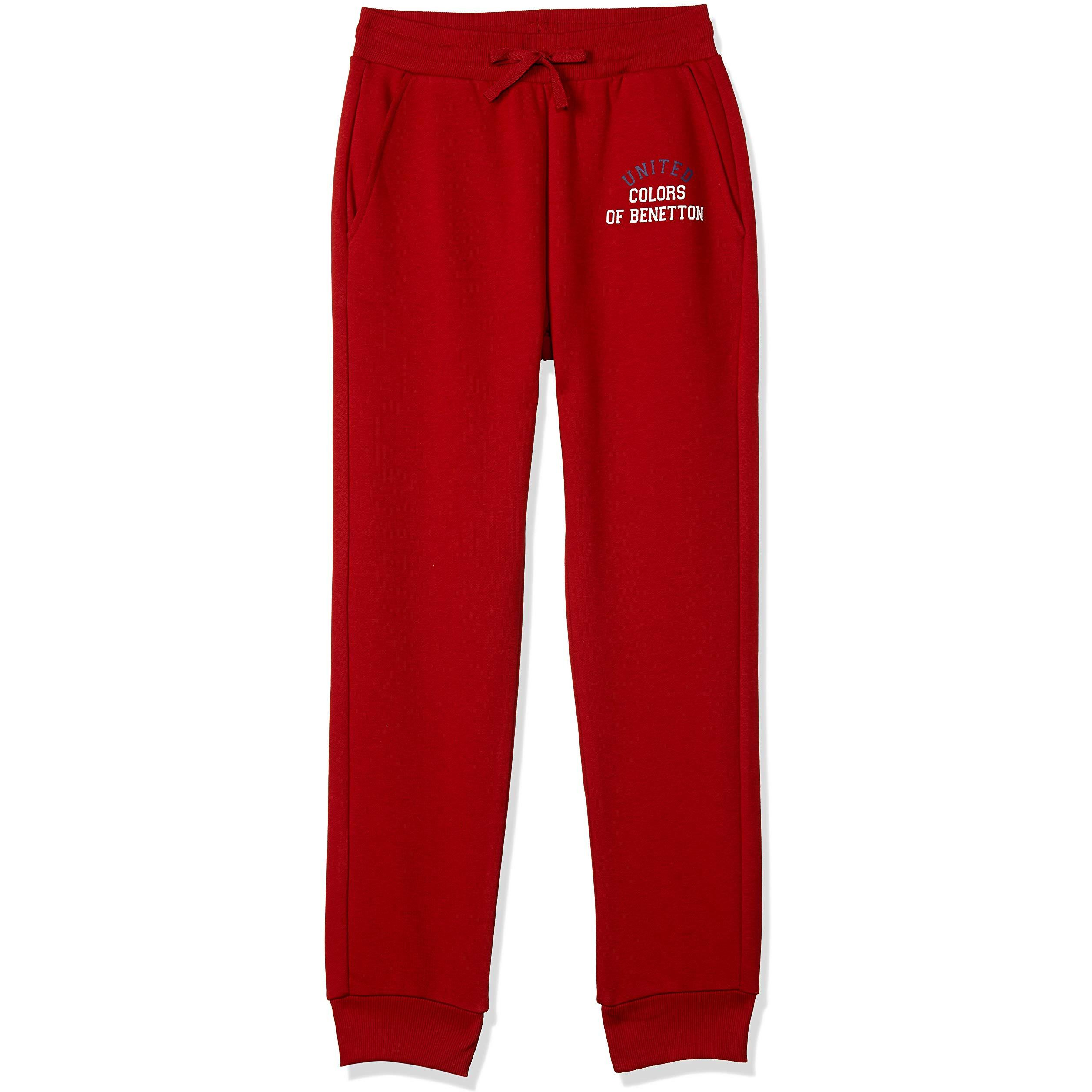 United Colors of Benetton Boys Regular Casual Pants (30446ECOMI_Red_4 5 Years)