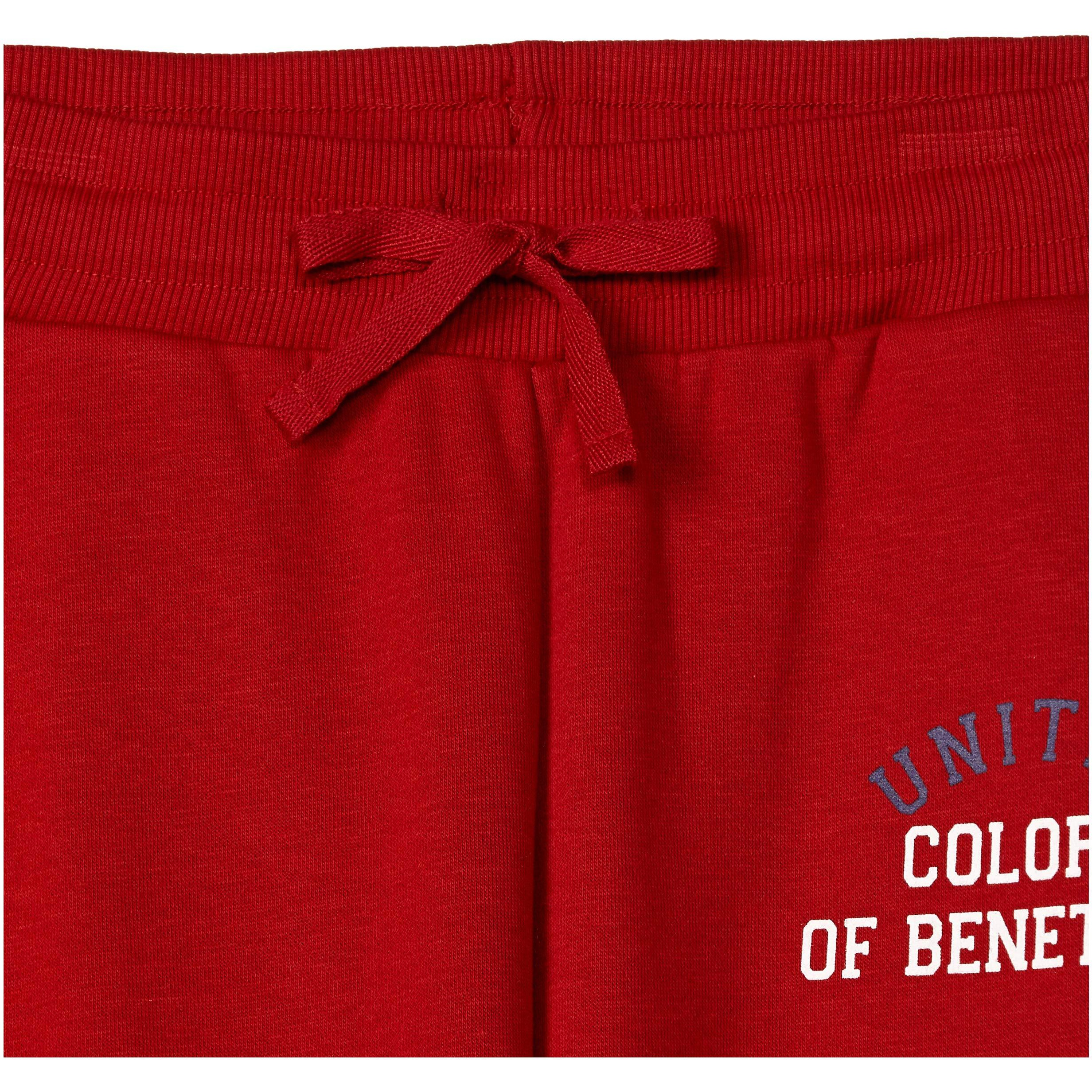 United Colors of Benetton Boys Regular Casual Pants (30446ECOMI_Red_4 5 Years)