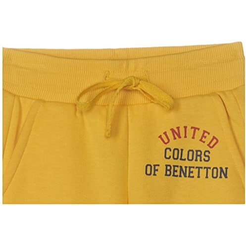 United Colors of Benetton Boys Regular Casual Pants (30446ECOMI_Yellow_2 3 Years)