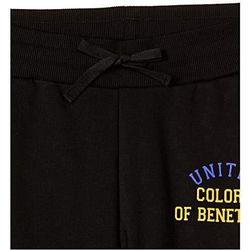 United Colors of Benetton Boys Regular Track Pants (30446ECOMI_Black_0Y)