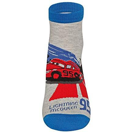 Supersox Cotton Cute Disney Characters Ankle Length Socks Collections Of (Dash Buzz Lightning Mcqueen & Mr. Incrediable) For Kids Multicolour