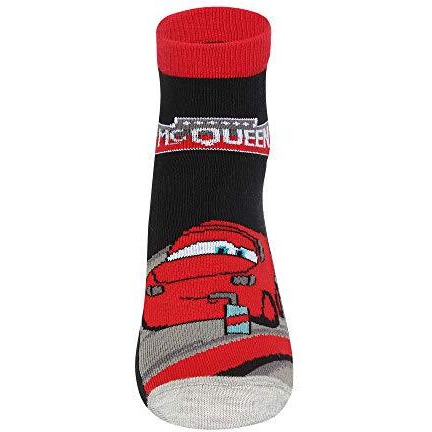 Supersox Cotton Cute Disney Characters Ankle Length Socks Collections Of (Dash Buzz Lightning Mcqueen & Mr. Incrediable) For Kids Multicolour