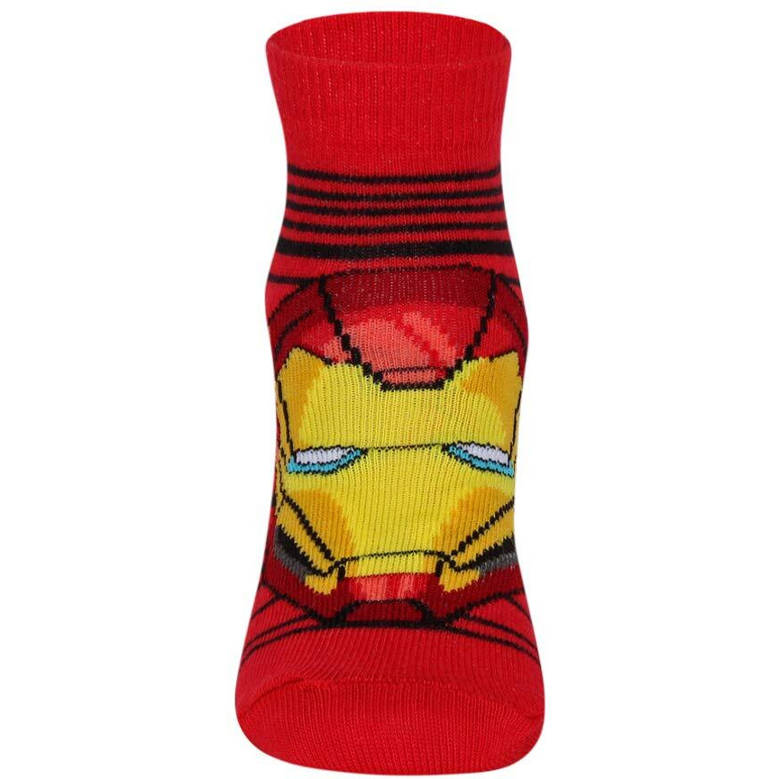 Supersox Ankle Disney Avenger Socks for Kids Made with Breathable Anti Odour & Moisture Absorbent Combed Cotton with a Extra Durable Welt Ideal For All Day Wear (Pack Of 5)