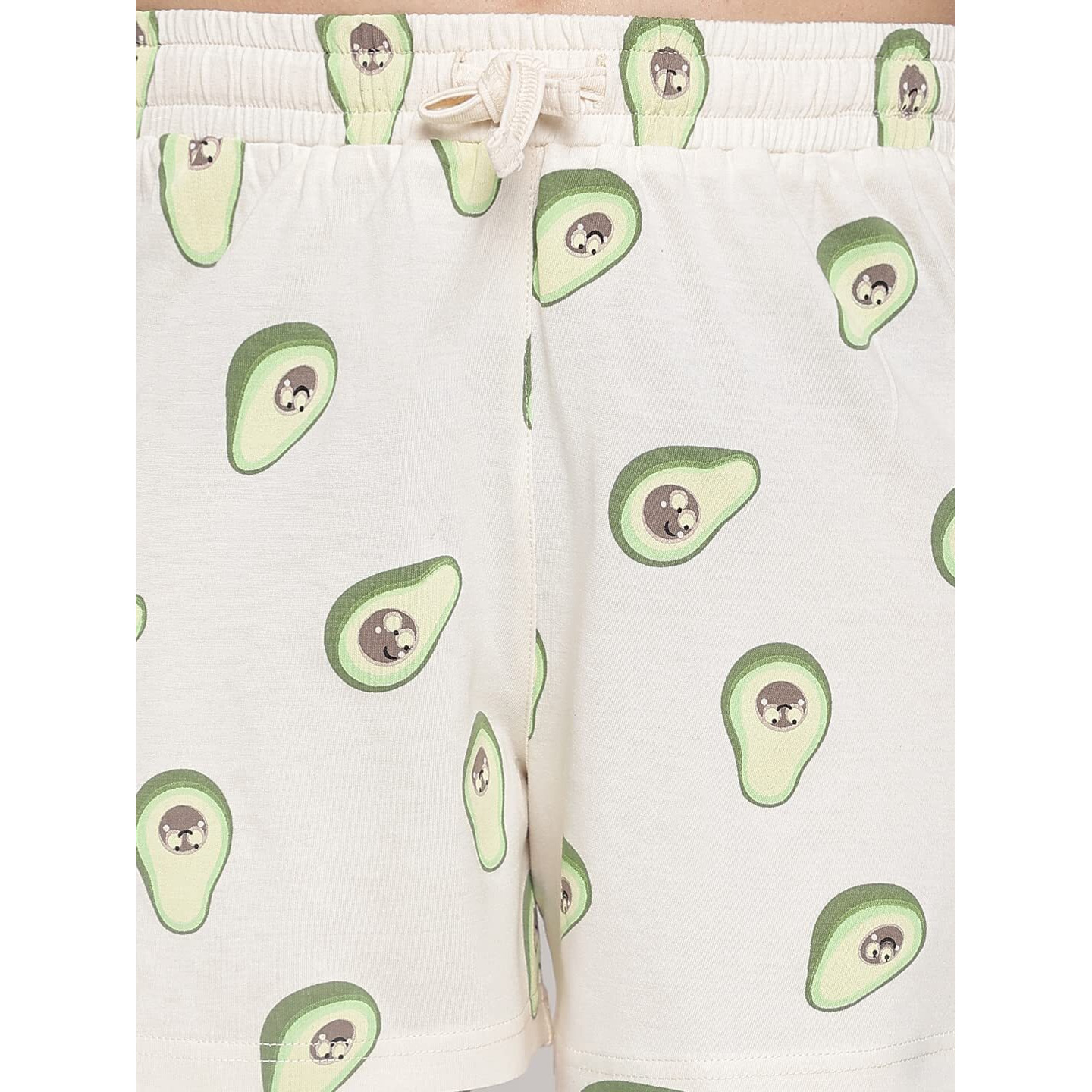 Lil Tomatoes Girls Cotton Night Suits Cream