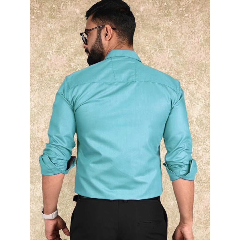 Tee Projekt Casual Shirt for Men Regular Fit Long Sleeve Shirt Suitable for Event Formal Wear