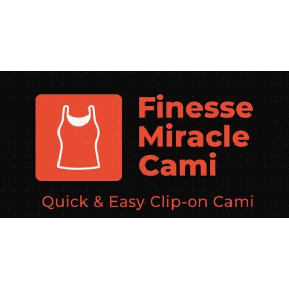 Finesse Miracle Cami Womens Cotton Clip On Mock Lace Casual Style Camisole Deep Neck Cover Miracle Cami. Set Of 3. Black White & Navy Blue Free Size