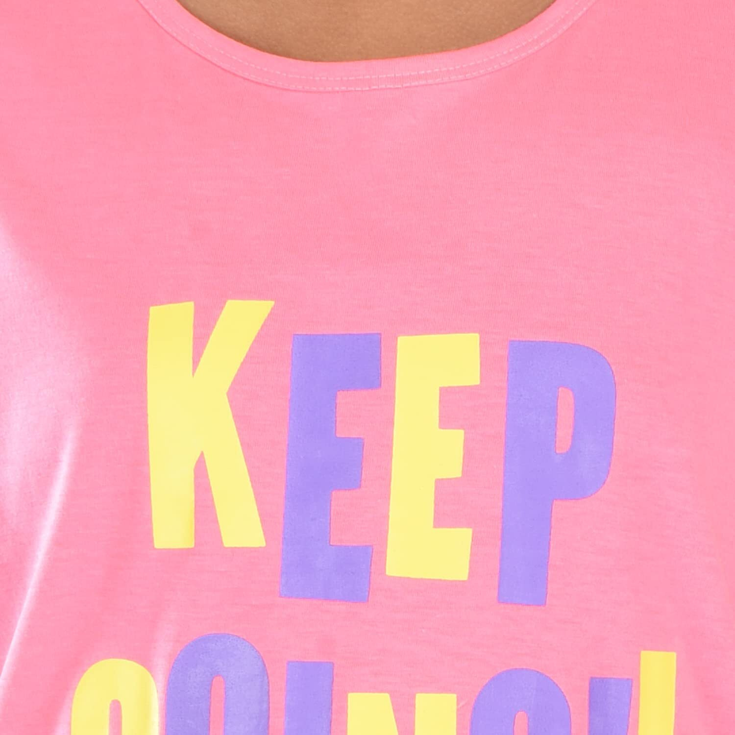 Clothe Funn Girls Co-Ordinate Set Girls Nightwear Set (3-4 Years Neon Pink AOP)