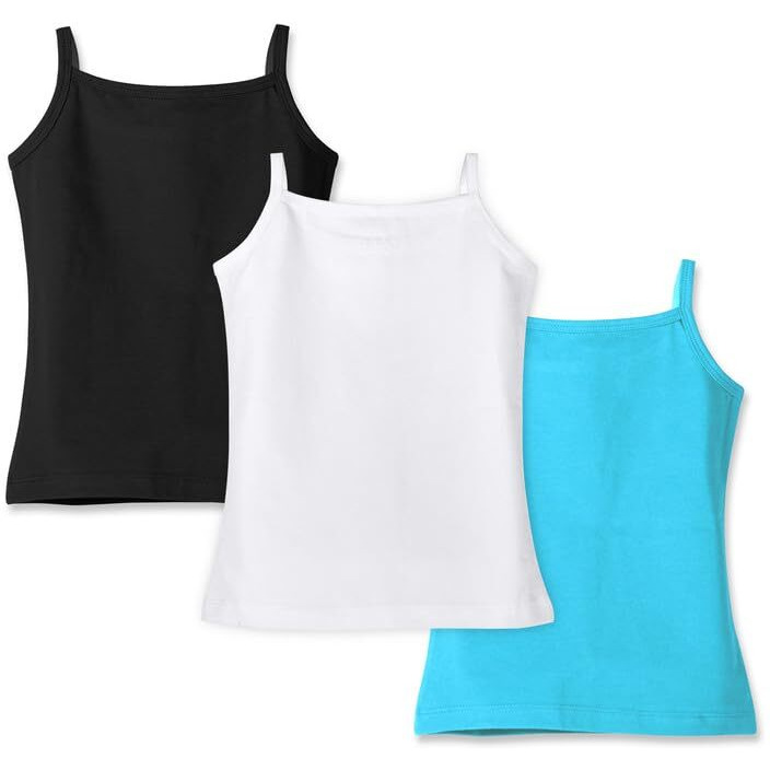 ARIEL Girls Cotton Full Slip (AR-G-SLIP-P3-11-12Years-Set10_Multicolor_11-12 Years)