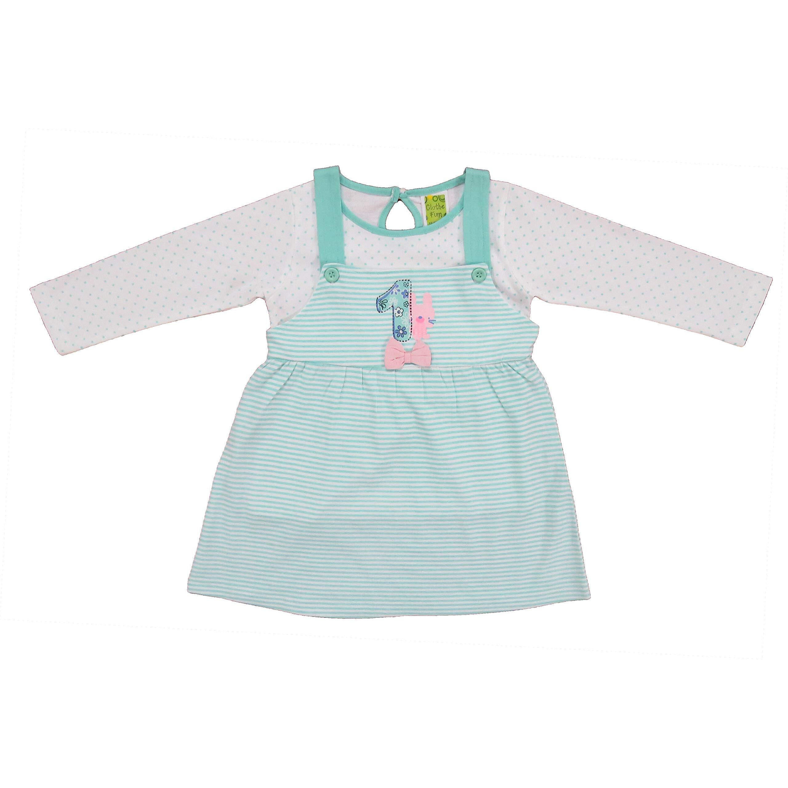 Clothe Funn Baby Girls Pinafore Knee length dress